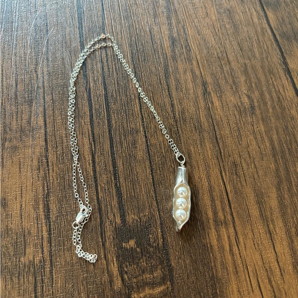 Jewelry - Sterling silver peapod necklace